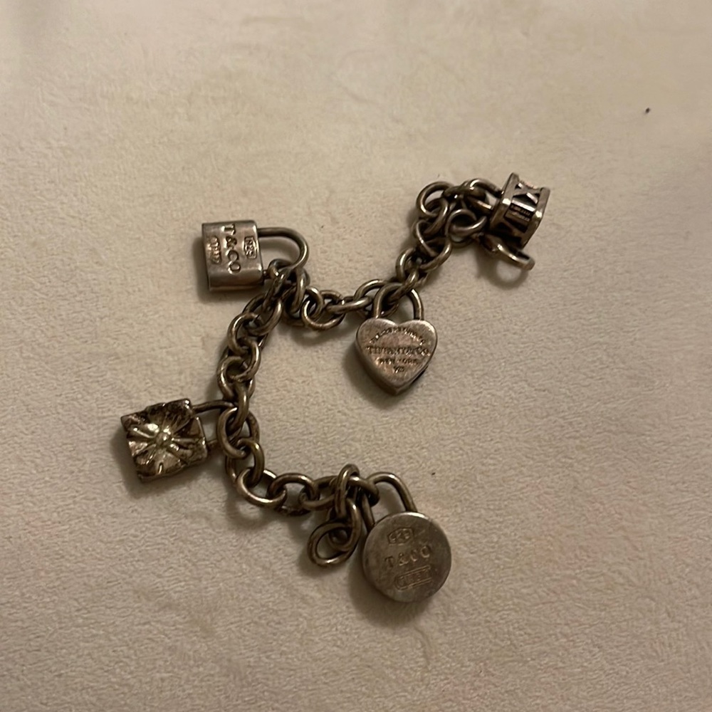 Vintage Tiffany & Co charm bracelet